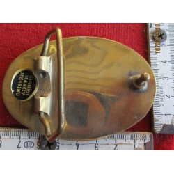 Ferguson Traktor Koppelschloss alte Gürtelschnalle emailliert ma