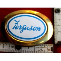 Ferguson Traktor Koppelschloss alte Gürtelschnalle emailliert ma